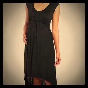Japanese Weekend High-Low Maternity/Nursing Dress